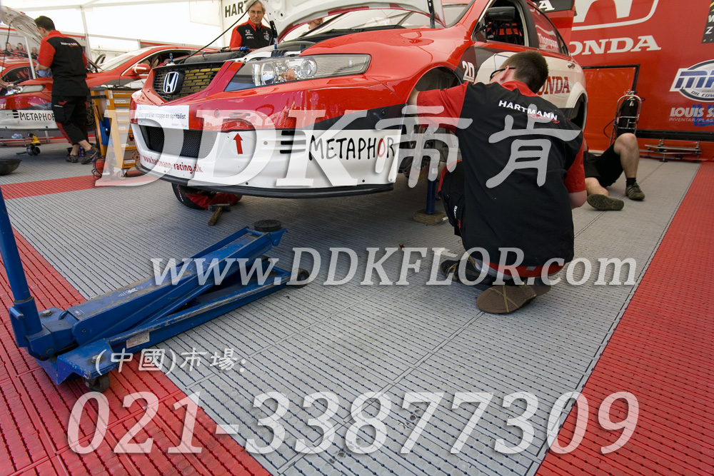 灰+紅（1）_本田汽車維修車間地板材料
